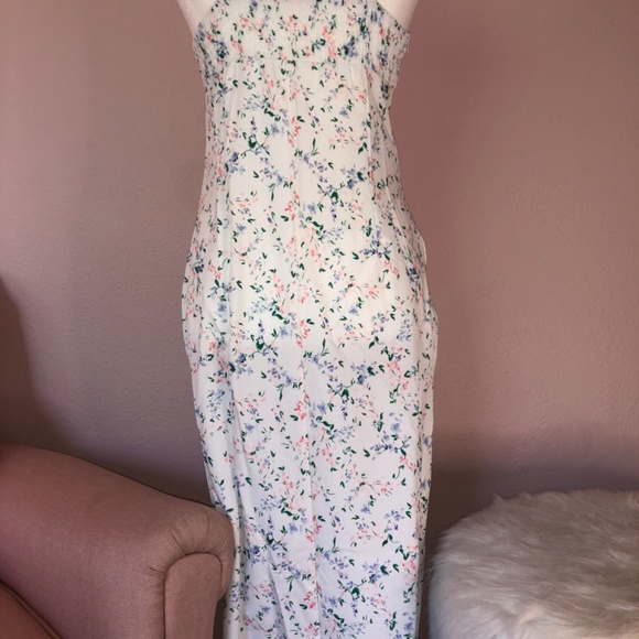 Satin Floral Maxi Dress - Picture 10 of 10